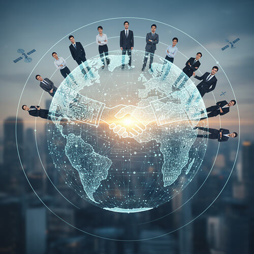 Telescope representing vision